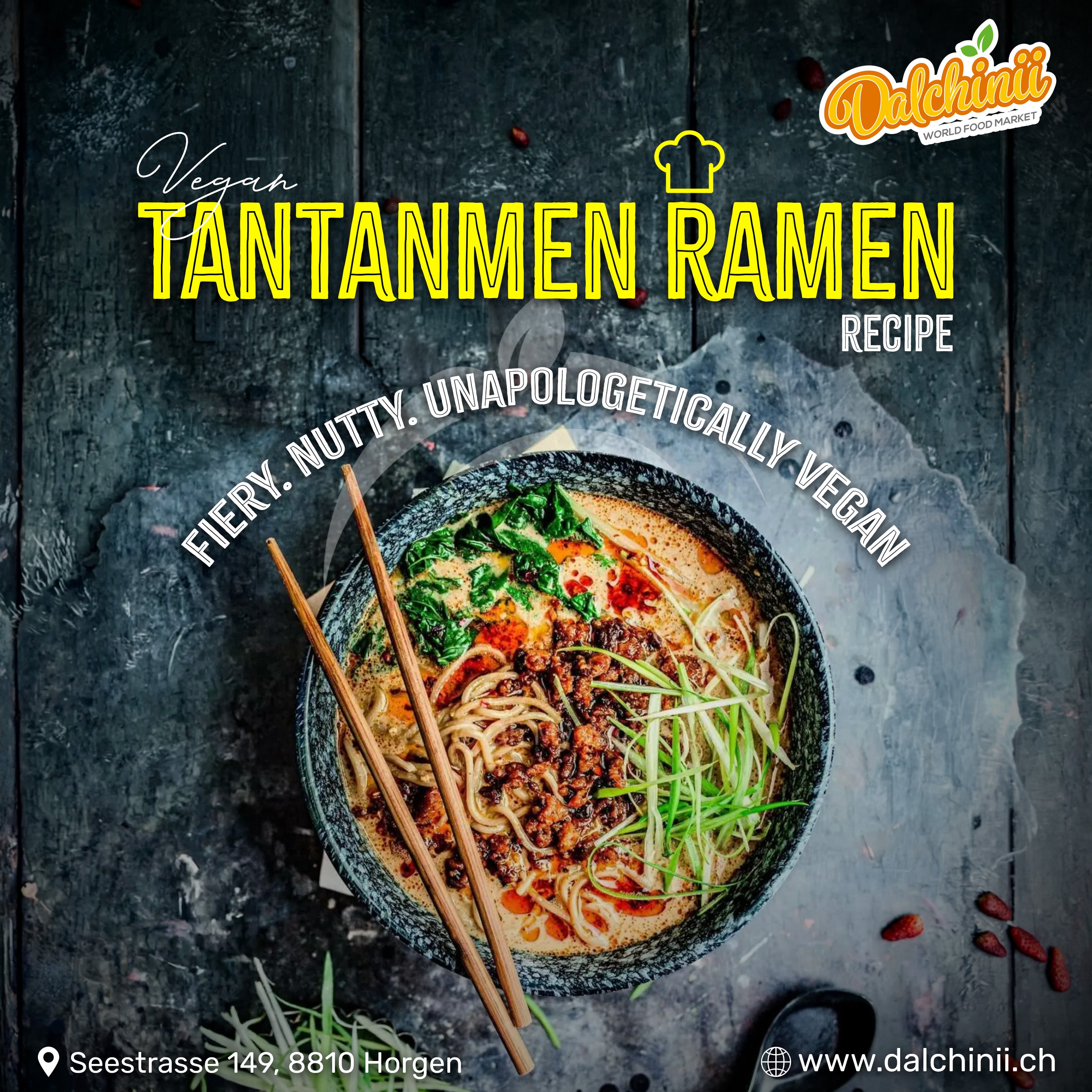 Vegan Tantanmen Ramen (Tan Tan Ramen) Recipe