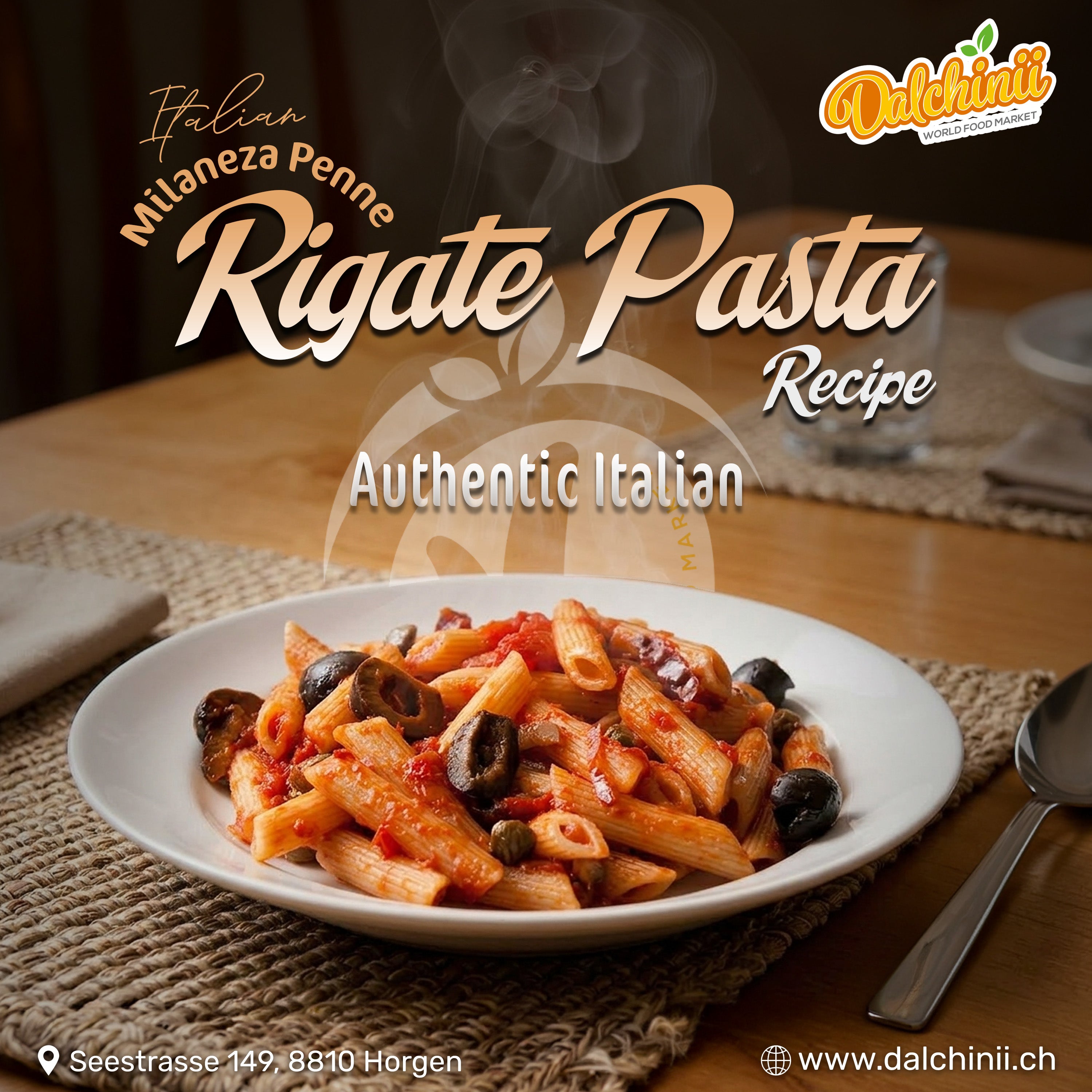 Italian Milaneza Penne Rigate Pasta Recipe