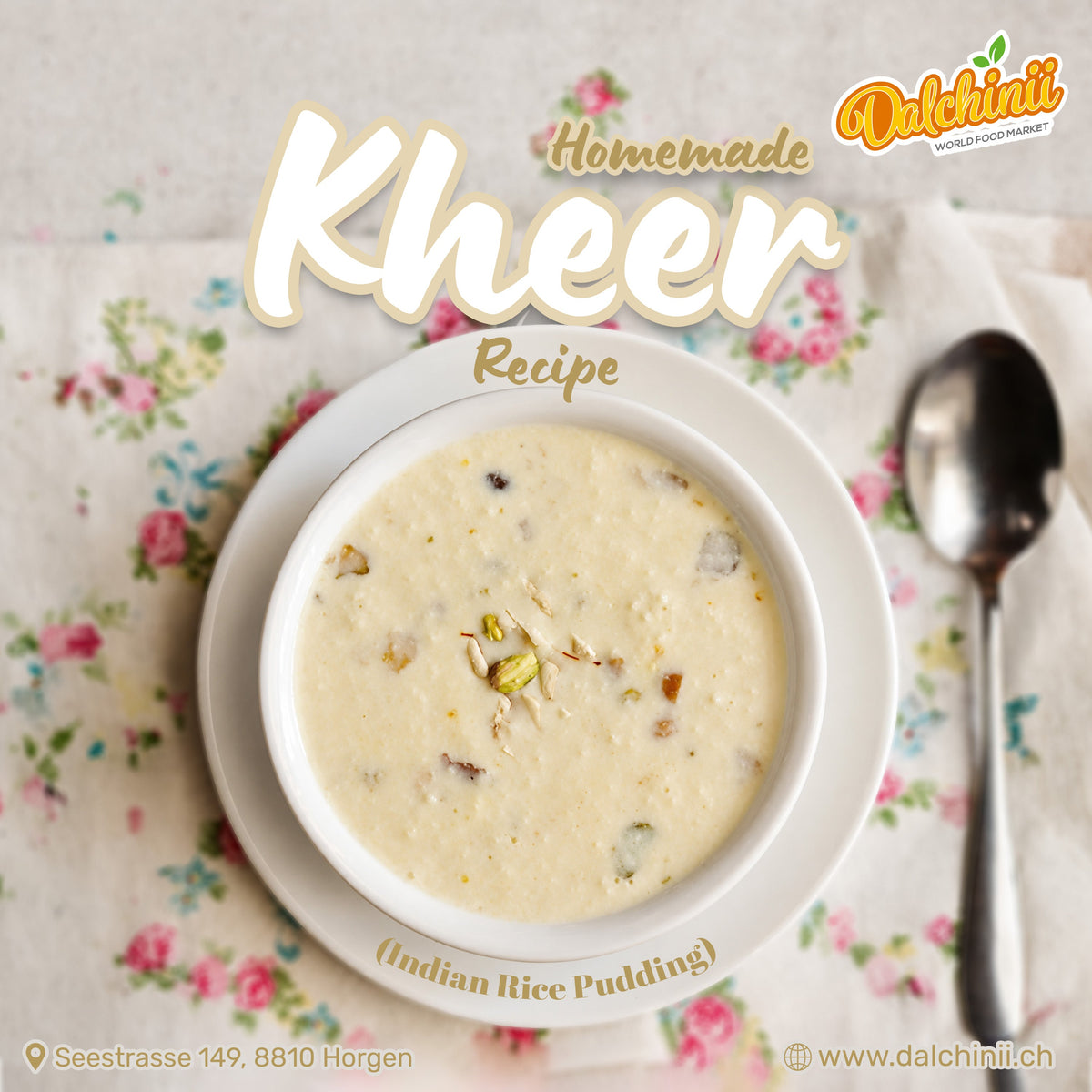 Homemade Kheer (Indian Rice Pudding)