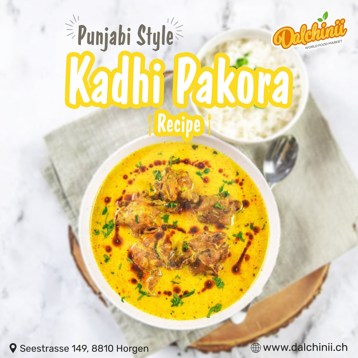 Punjabi Style Kadhi Pakora Recipe