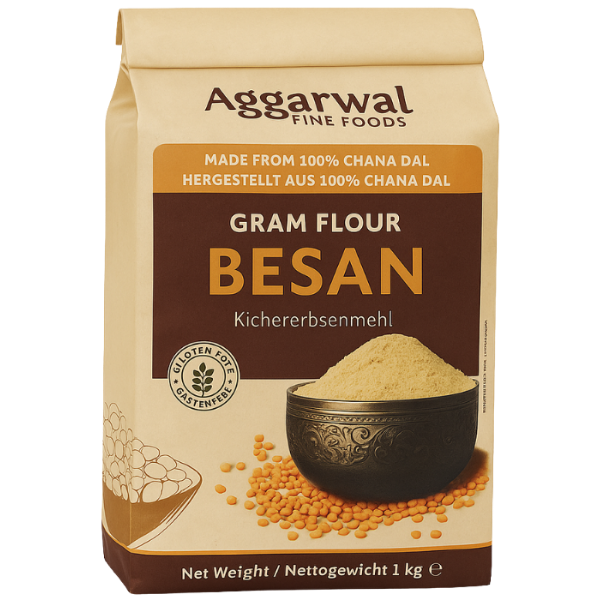 Aggarwal Premium Besan (Gram Flour) – 1 kg