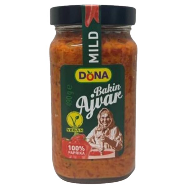 Ajvar Quattro Mild 100% Paprika – 490 g