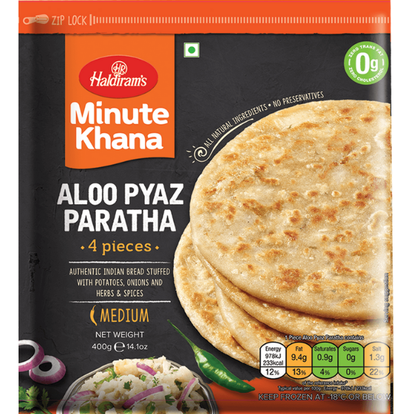 Aloo Pyaaz Paratha 4 pcs - 400 g