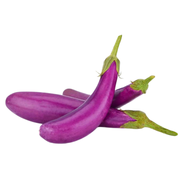 Aubergine Long (Purple Eggplant) – 500 g