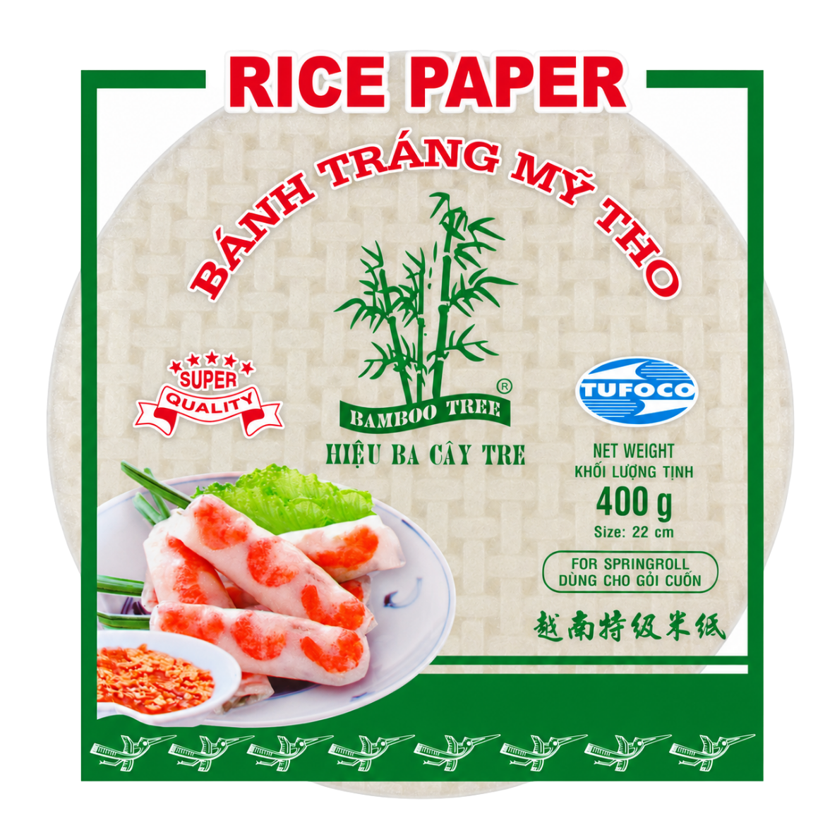 Bamboo Tree Rice Paper 22 CM - 400 g