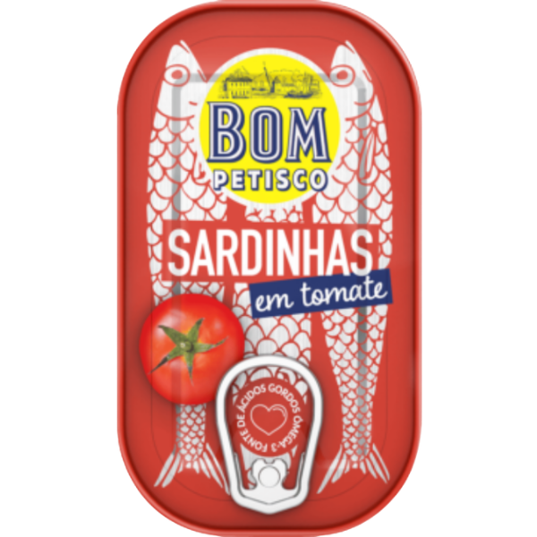Bom Petisco Sardines in Tomato Sauce – 120 g