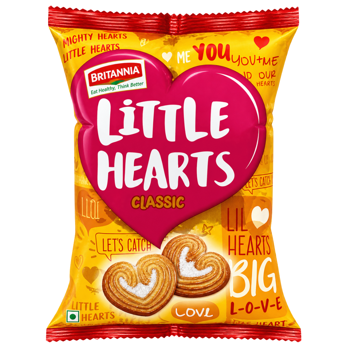 Britannia Little Hearts Classic Biscuits – 75 g