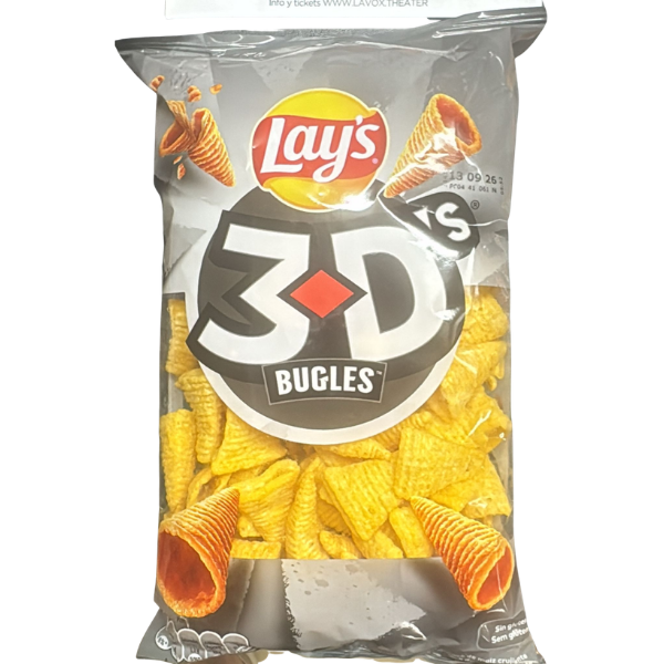 Bugles 3D Presunto & Queijo Corn Snacks – 85 g