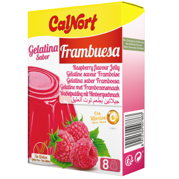 Calnort Raspberry Flavour Jelly – 170 g
