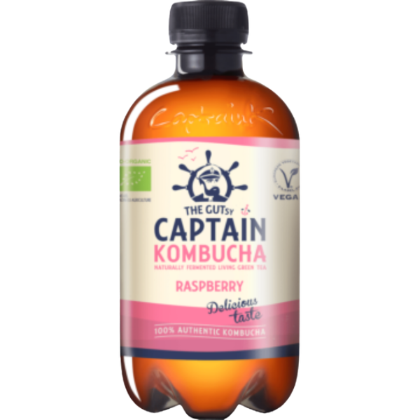Captain Kombucha Raspberry – 400 ml