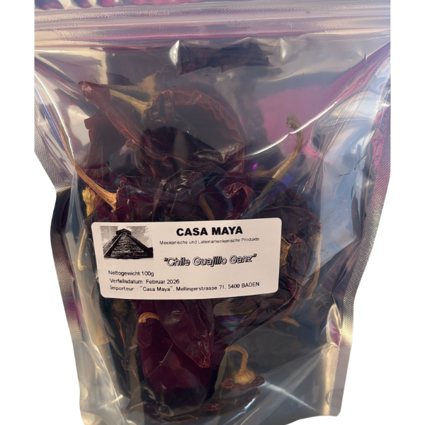 Chile Guajillo ganz -100 g
