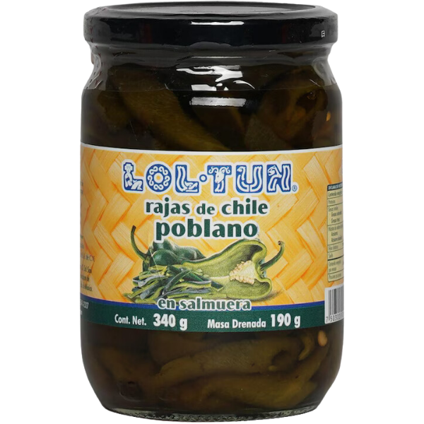 Chile's Poblanos Rajas - 340 g