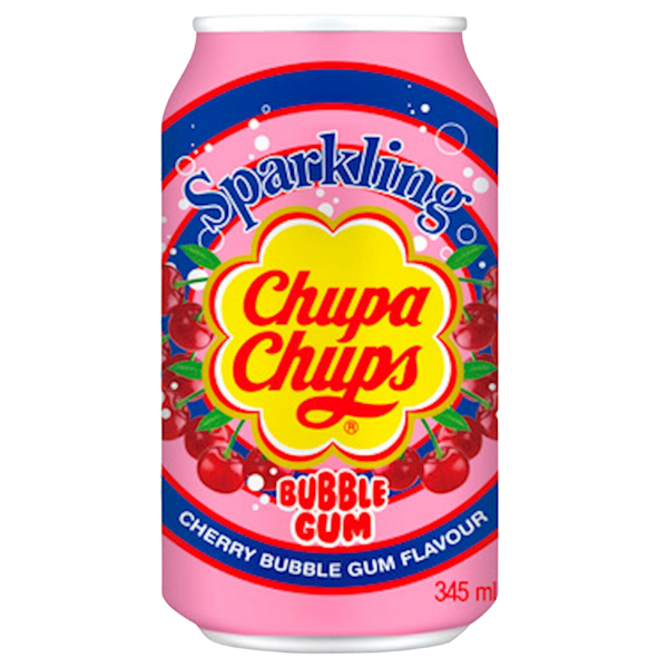 Chupa Chups Cherry Bubble Gum Flavour - 345 ml