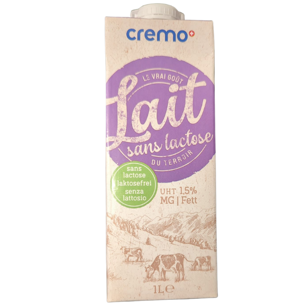 Cremo Lactose-Free UHT Milk 1.5% – 1 L