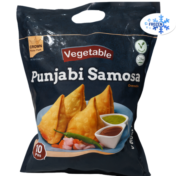 Crown Punjabi Samosa Vegetable Ovenable - 800 g