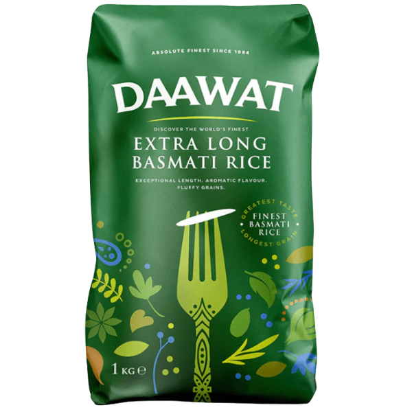 Daawat Extra Long Basmati Rice - 1 Kg
