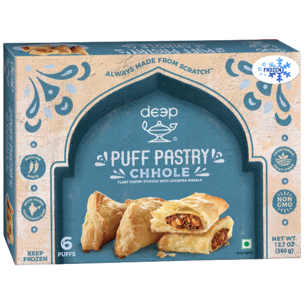 Deep Puff Pastry Chhole – 360 g (6 Puffs)