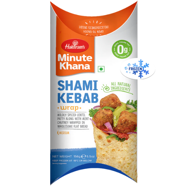 Desi Wrap Shami Kebab - 156 g
