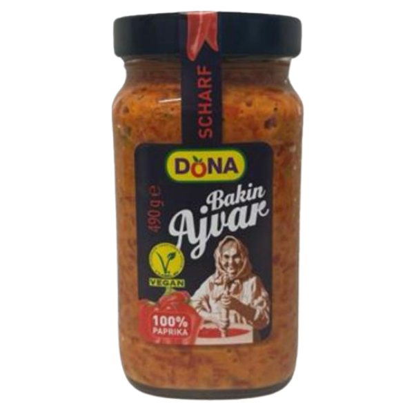 Ajvar Quattro Scharf with 100% Paprika - 490 g