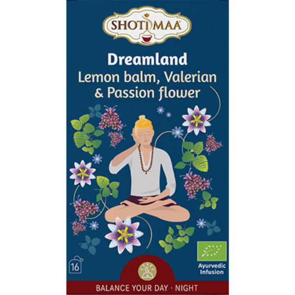 Dreamland (Schöne Träume) - Lemon balm, Valerian & Passion Flower - 16 teabags - 32 g