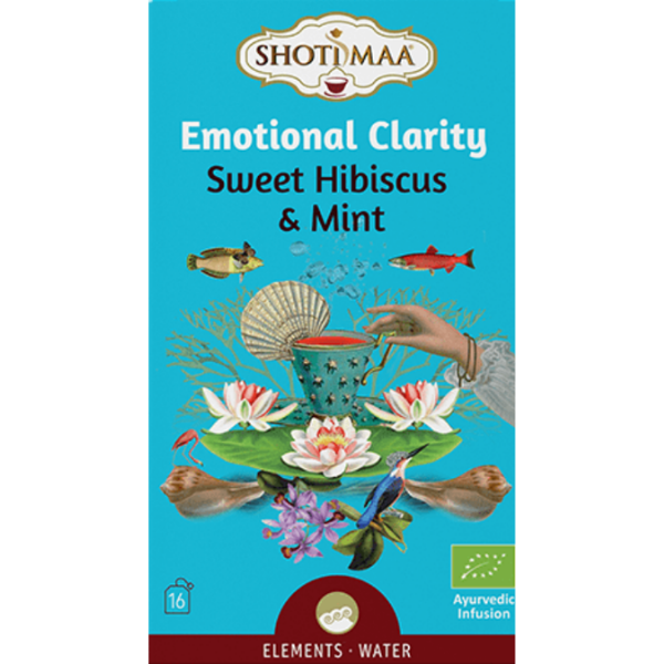 Emotional Clarity - Sweet Hibiscus & Mint - 16 teabags