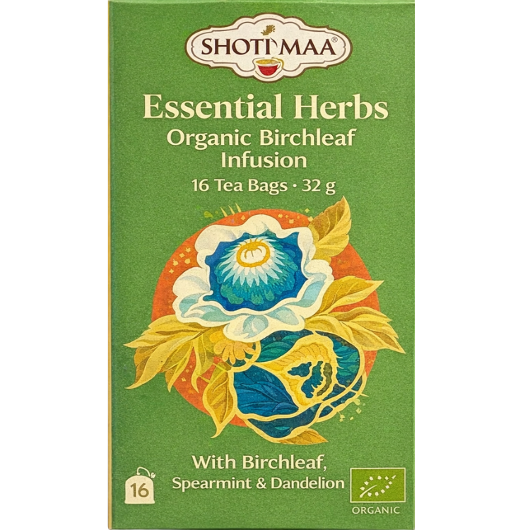 Essential Herbs Organic Birchleaf Infusion – 16 Tea Bags - 32 g