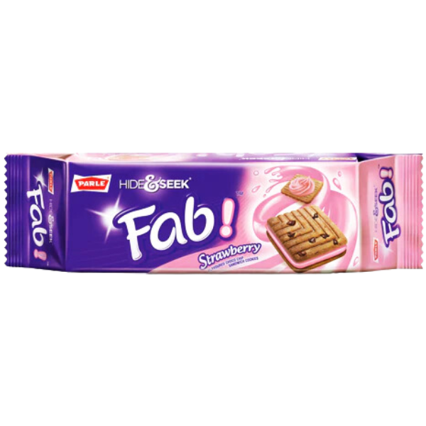 Fab Hide & Seek Strawberry Cookies - 112 g