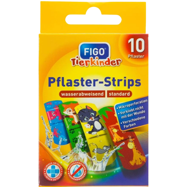Figo Little Monsters Plaster Strips – 10 Pcs