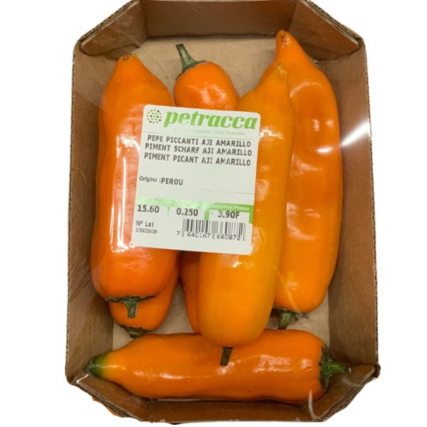 Fresh Aji Amarillo Peppers – 250 g