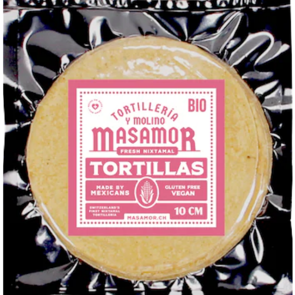 Fresh Corn Tortillas 10 cm Masamor - 500 g
