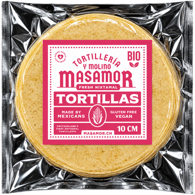 Fresh Corn Tortillas 10 cm Masamor - 500 g