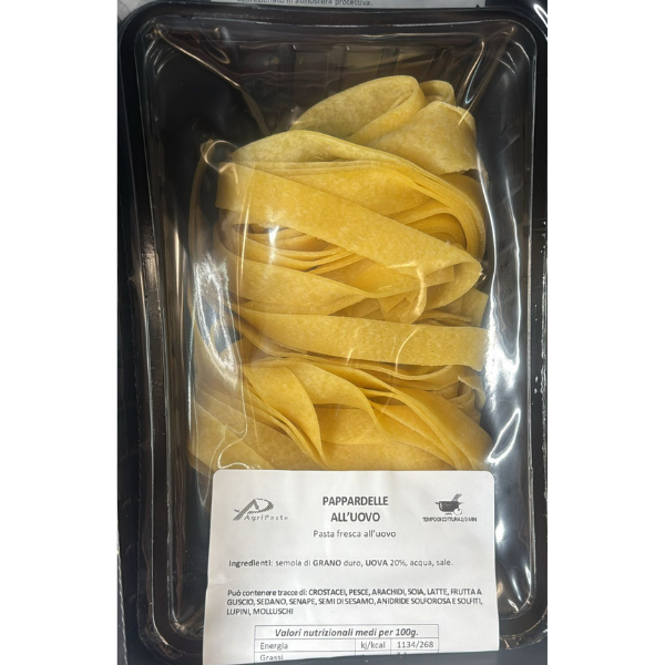 Fresh Pappardelle Egg Pasta – 250 g