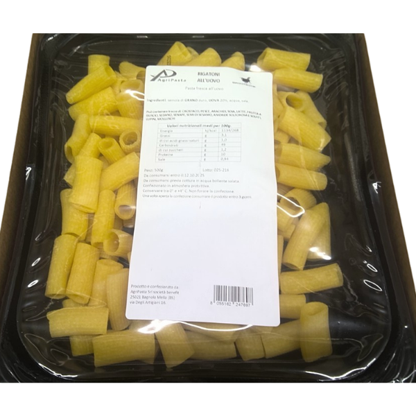 Fresh Rigatoni Egg Pasta – 500 g