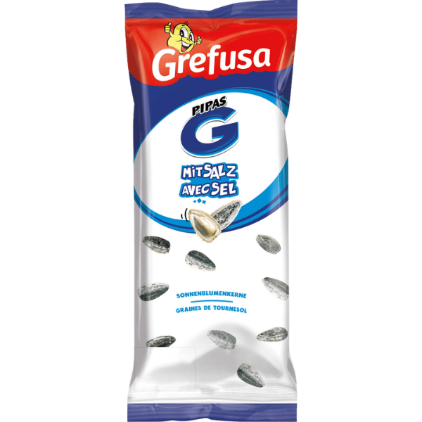 Grefusa Pipas G Salted Sunflower Seeds - 110 g