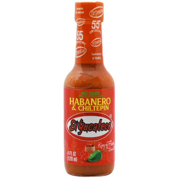 Habanero & Chiltepin Hot Sauce El Yucateco – 120 ml