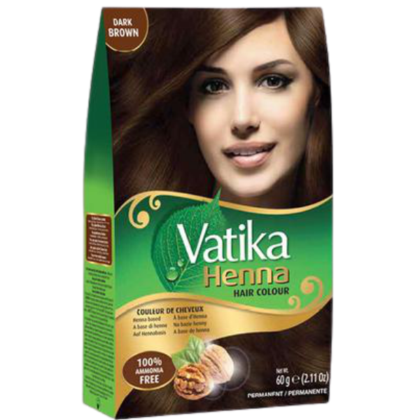 Henna (Mehndi) Dark Brown Vatika - 60 g