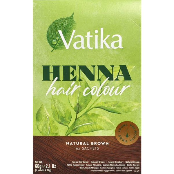 Henna (Mehndi) Natural Brown Vatika - 60 g
