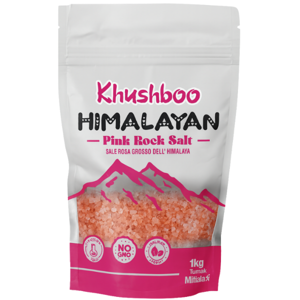 Himalayan Pink Rock Salt Crystal Khushboo - 1 Kg
