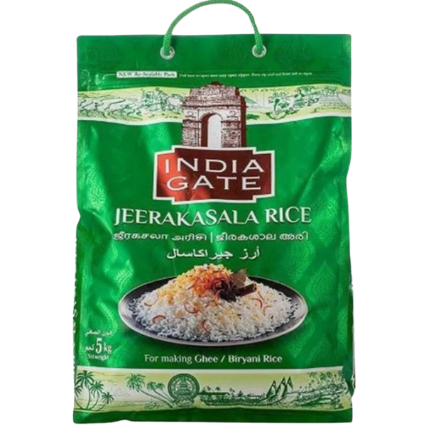 India Gate Jeerakasala Rice – 5 kg