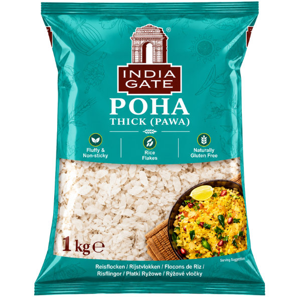 India Gate Poha Thick Pawa – 1 kg
