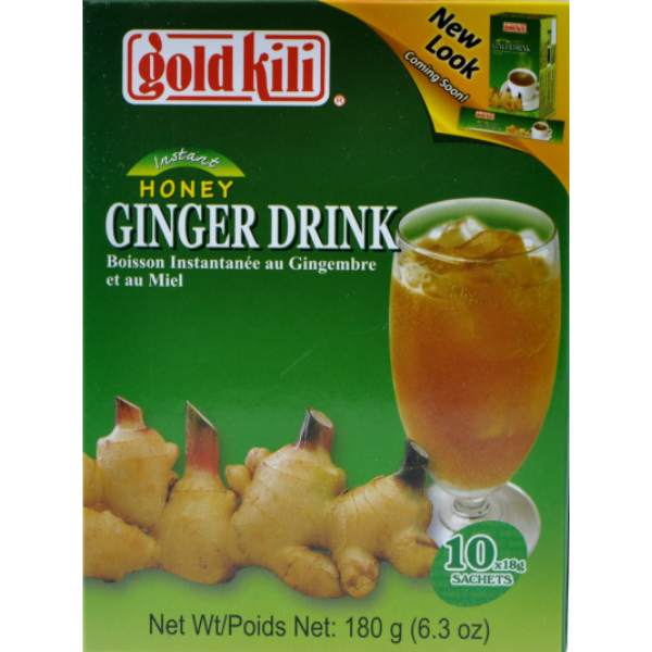 Instant Ginger Drink - 10 Bags - 180 g
