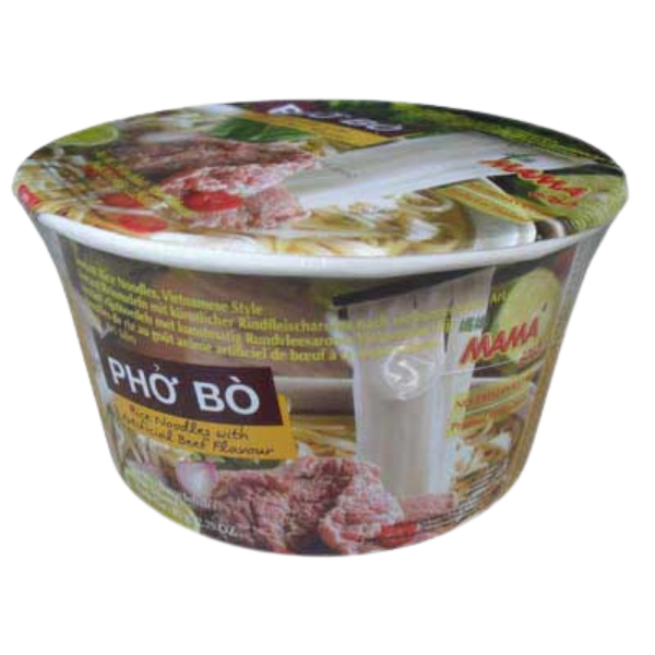 Instant Rice Noodle Bowl Beef/ Pho Rind - 65 g