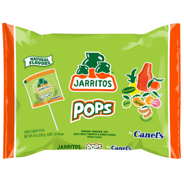 Jarritos Pops Assorted Fruit Flavour Lollipops – 12