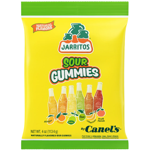 Jarritos Sour Gummies Assorted Flavours – 113.4 g
