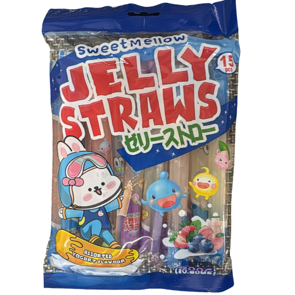 Jelly Straws Assorted Yogurt Flavour – 300 g
