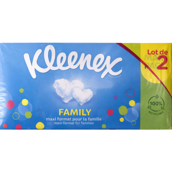 Kleenex Family Tissues – Maxi Pack