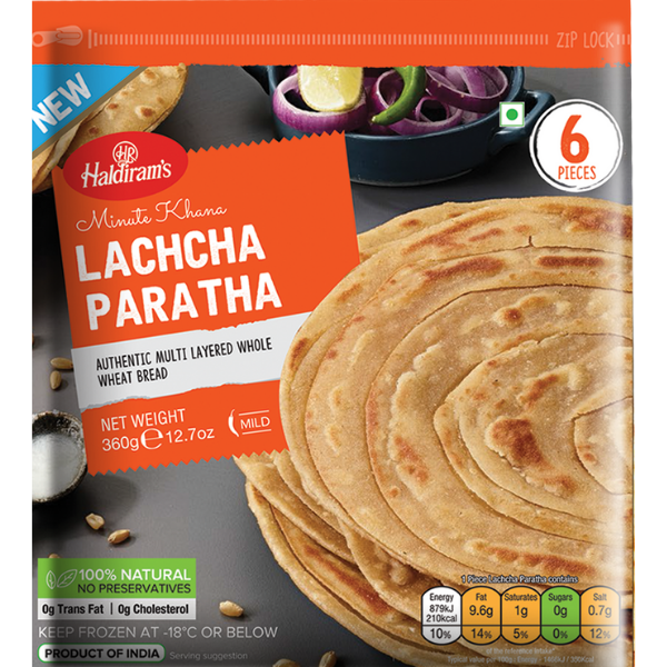 Lachcha Paratha 6 pcs - 360 g