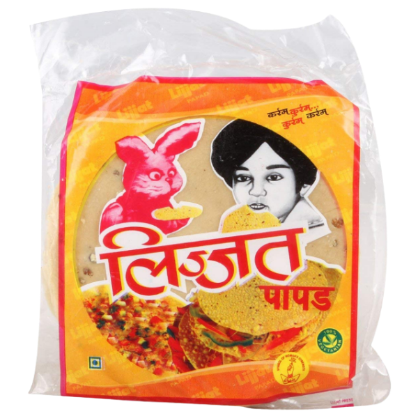 Lijjat Garlic Papad - 200 g