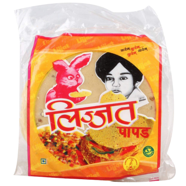 Lijjat red chilli Papad - 200 g