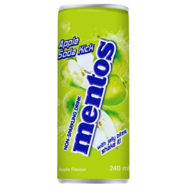 Mentos Drink Apple Soda Kick - 240 ml